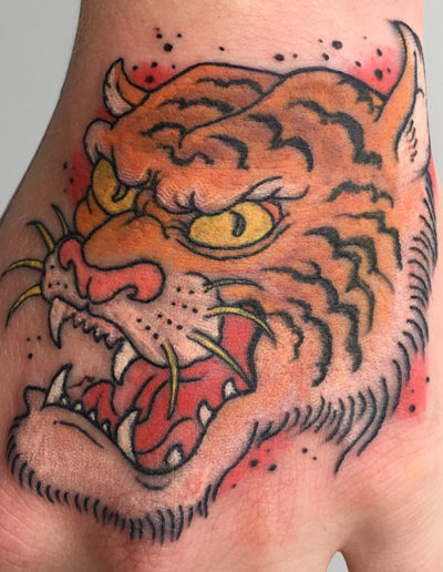 tiger tatovering